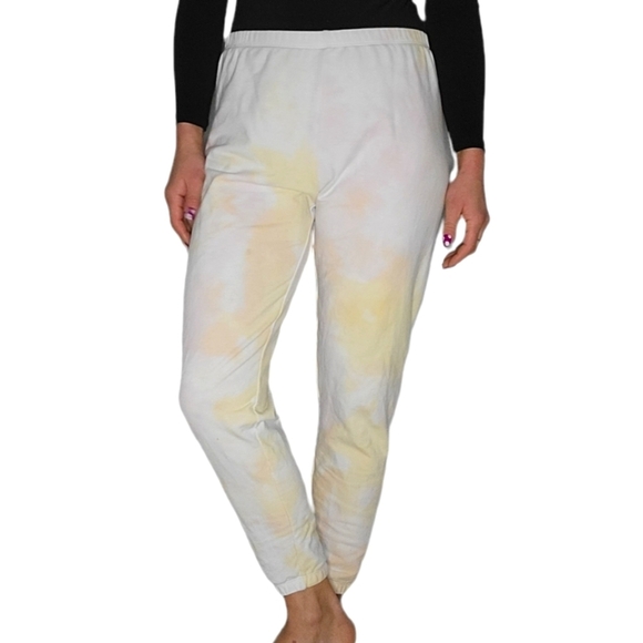 Wildfox sweatpants tie-dye Size Medium White - Picture 1 of 5
